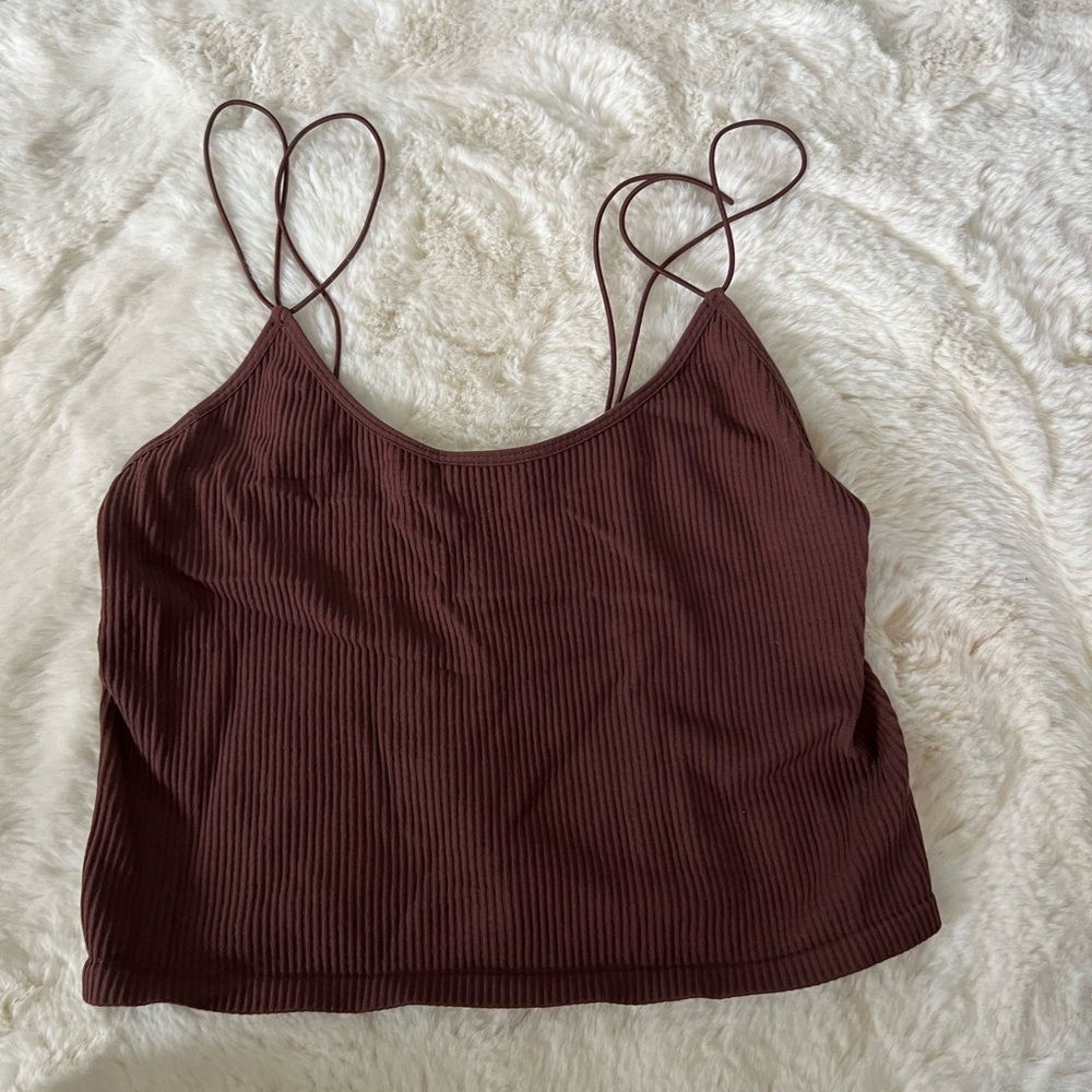 NBW brown ZARA tank top